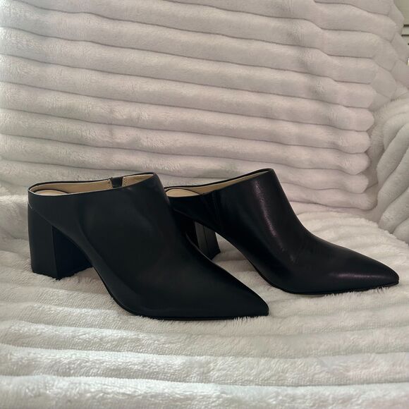 Marc Fisher Pointed Block Heel Mule Size 8.5 - Picture 1 of 10